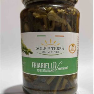 Friarielli Vesuviani selezione Caseificio Di Santo, cime di rapa campane in olio extravergine