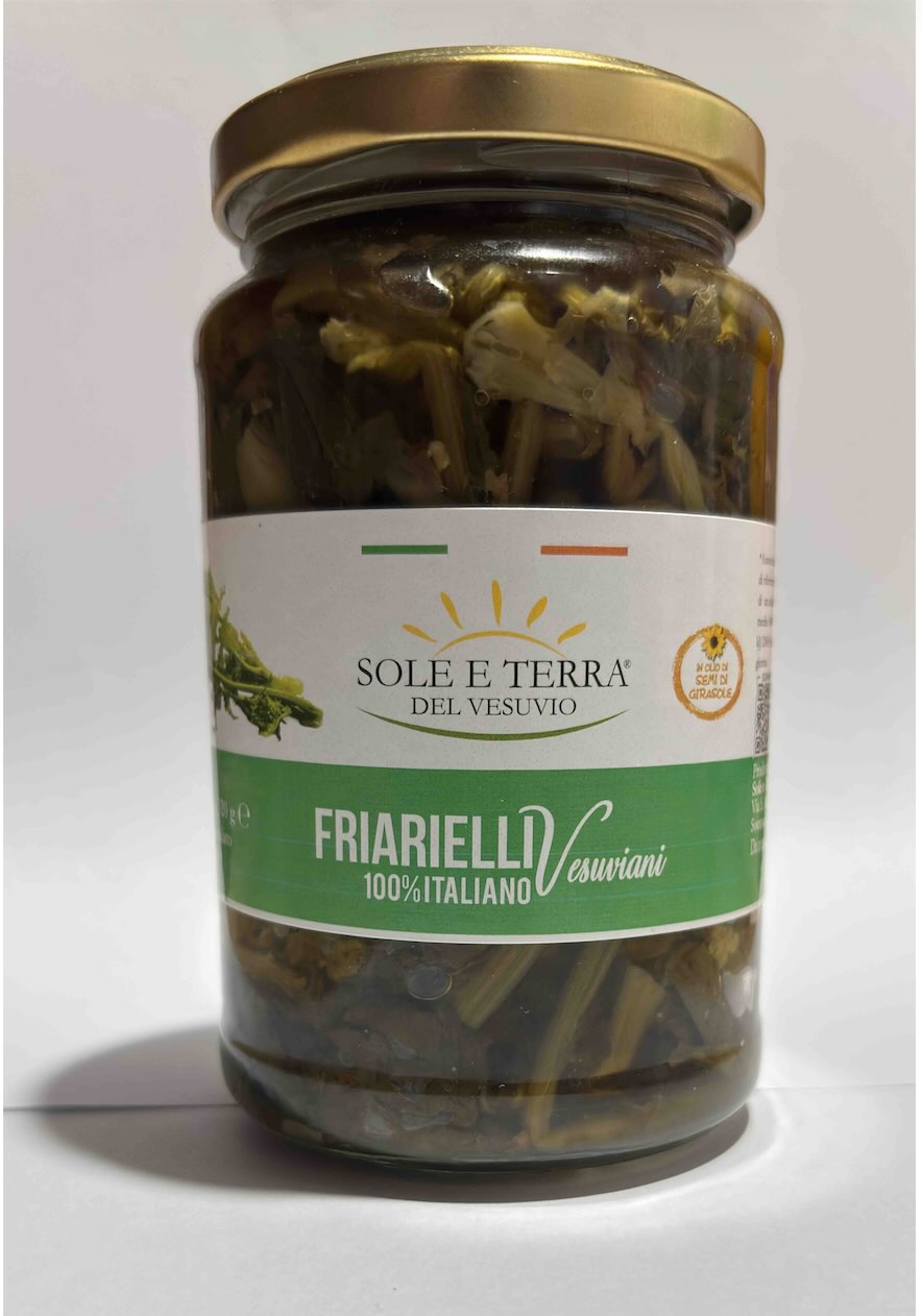 Friarielli Vesuviani Di Santo, cime di rapa campane in olio extravergine d'oliva